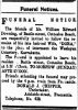 Dora (Mansfield) Downing - Funeral Notice