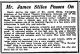James Stiles (1888-1944) - Obituary
