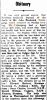 Friederich Johann Uebergang (1855-1923) Obituary